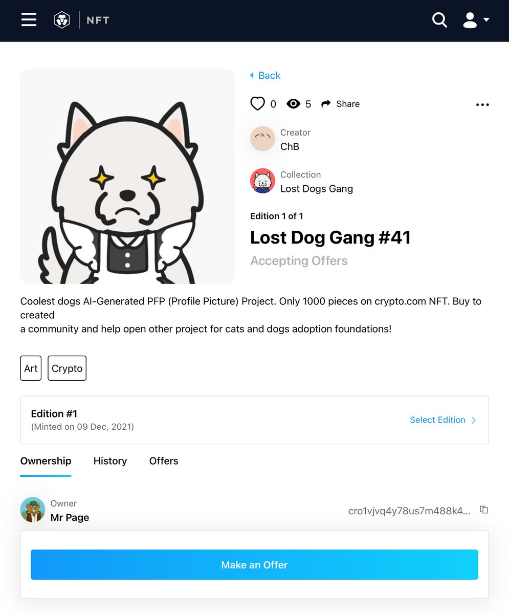 lostdogsnft's tweet photo. Wowoof! Thank you our new owner gang @420Nftman for bringing one of us home! Our maid are specially like too make a mess more than cleaning soooo….. enjoy!

#cryptocomnft #CRO #NFTCommunity #NFTcollection #nftcollectors #NFTcollectibles #NFTTHAILAND  #NFTProject #NFTProjects https://t.co/nqZDPH7JzD