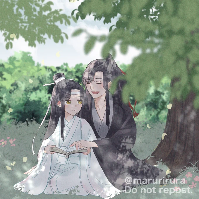 初恋
#魔道祖師 #忘羨 #MDZS 

藍家によく来るお兄さんに淡い恋心をいだき、告白するも「お前がもう少し大人になったらな?」ってあしらわれてしまう。
しかし、その言葉を逆手に取った藍湛は成人していのちいばんに「私はもう大人になった。魏嬰、約束守って」と魏嬰に猛アタックする話ください… 