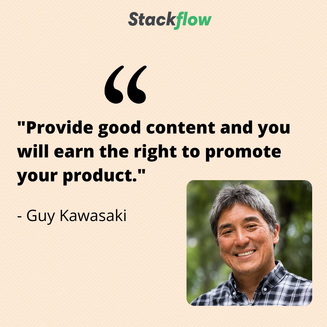 StackflowT's tweet image. Content plays a very important role in the brand’s engagement. Good quality content helps to build trust, develop relationships, improve conversions, and generate leads.
#stackflow #business #goodcontent #marketing #socialmediamarketing #strategy #marketingstrategies