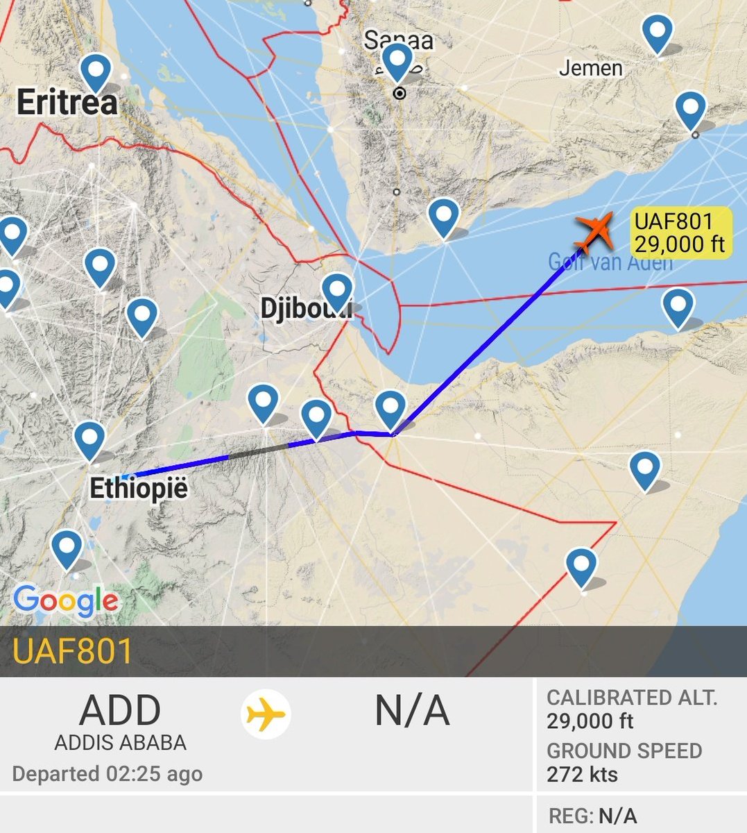 zeynawi2's tweet photo. ⚠️Alert: 🇦🇪 United Arab Emirates Air Force aircraft (hex code 591000), using callsign #UAF801, is being tracked returning from 🇪🇹 Harar Meda Military Airport, Ethiopia, this morning.
The aircraft is likely B350 Super King Air reg. 🇦🇪 801 (LMMS). https://t.co/ugLUGcZcwB
