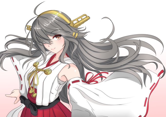 ウチの鎮守府に最初に来てくれた戦艦、これからもよろしく
過去絵の塗り直しですまない(;'д`) 