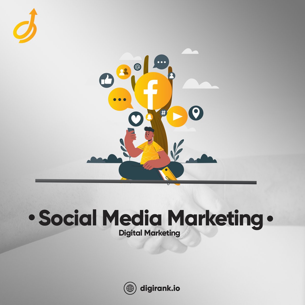 Digirankio's tweet photo. 𝐒𝐨𝐜𝐢𝐚𝐥 𝐌𝐞𝐝𝐢𝐚 𝐌𝐚𝐫𝐤𝐞𝐭𝐢𝐧𝐠
Increase Reach, Engagement &amp; Sales with Social Media Marketing.
𝐯𝐢𝐬𝐢𝐭: https://t.co/ONuSMteQDY

𝐄𝐦𝐚𝐢𝐥: solutions@digirank.io

#socialmediamarketing #socialmediamarketer  #socialmedia #businesstips #businessstrategy #digirank https://t.co/Xfx8je8aLz