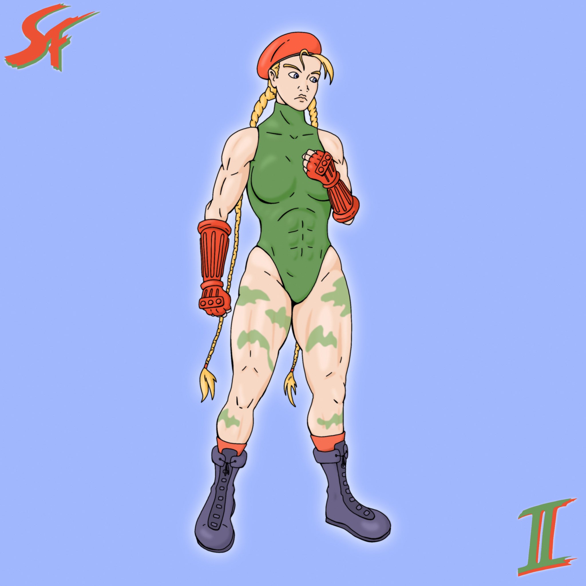 ARONBAE__ on X: Drawing the cast of Street Fighter 2: Cammy. #StreetFighter   / X