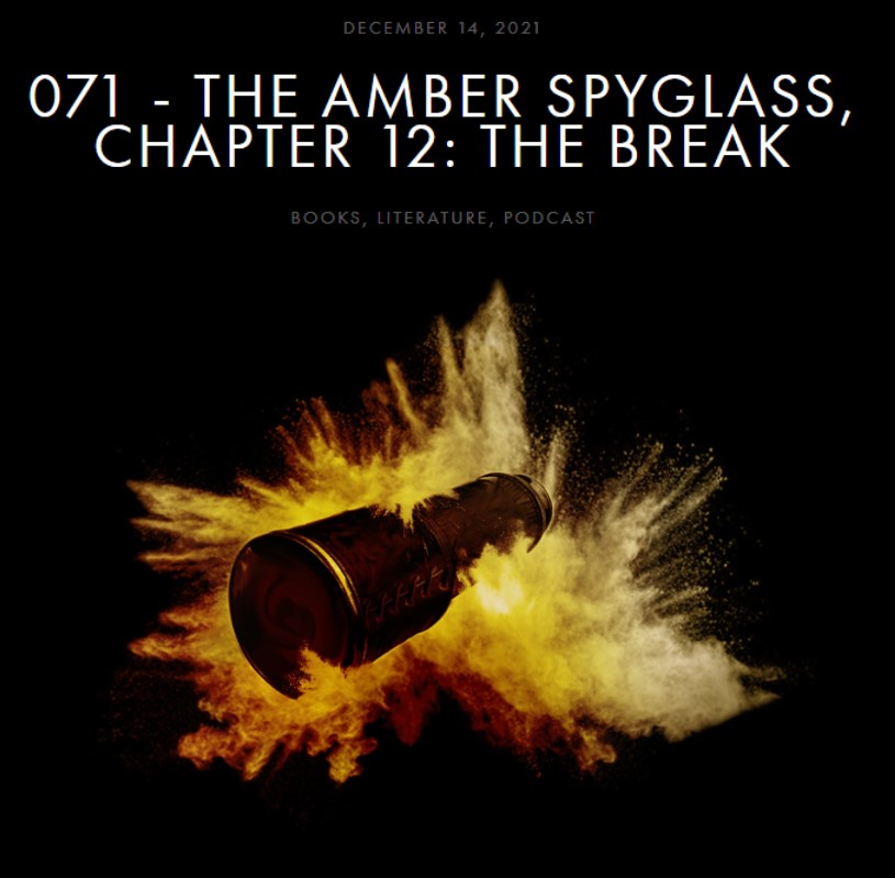 DarkMaterialPod's tweet image. WE'RE BACK!
After the long break, we're back with...The Break, fittingly!

Join us as we get annoyed about Iorek being left out, disagree about Coulter super powers and get into crossbow stats.
It's good to be back.
#HisDarkMaterials #PhilipPullman