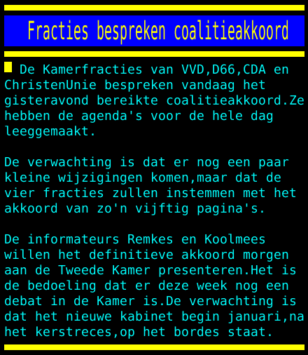 Kabinetsformatie2021