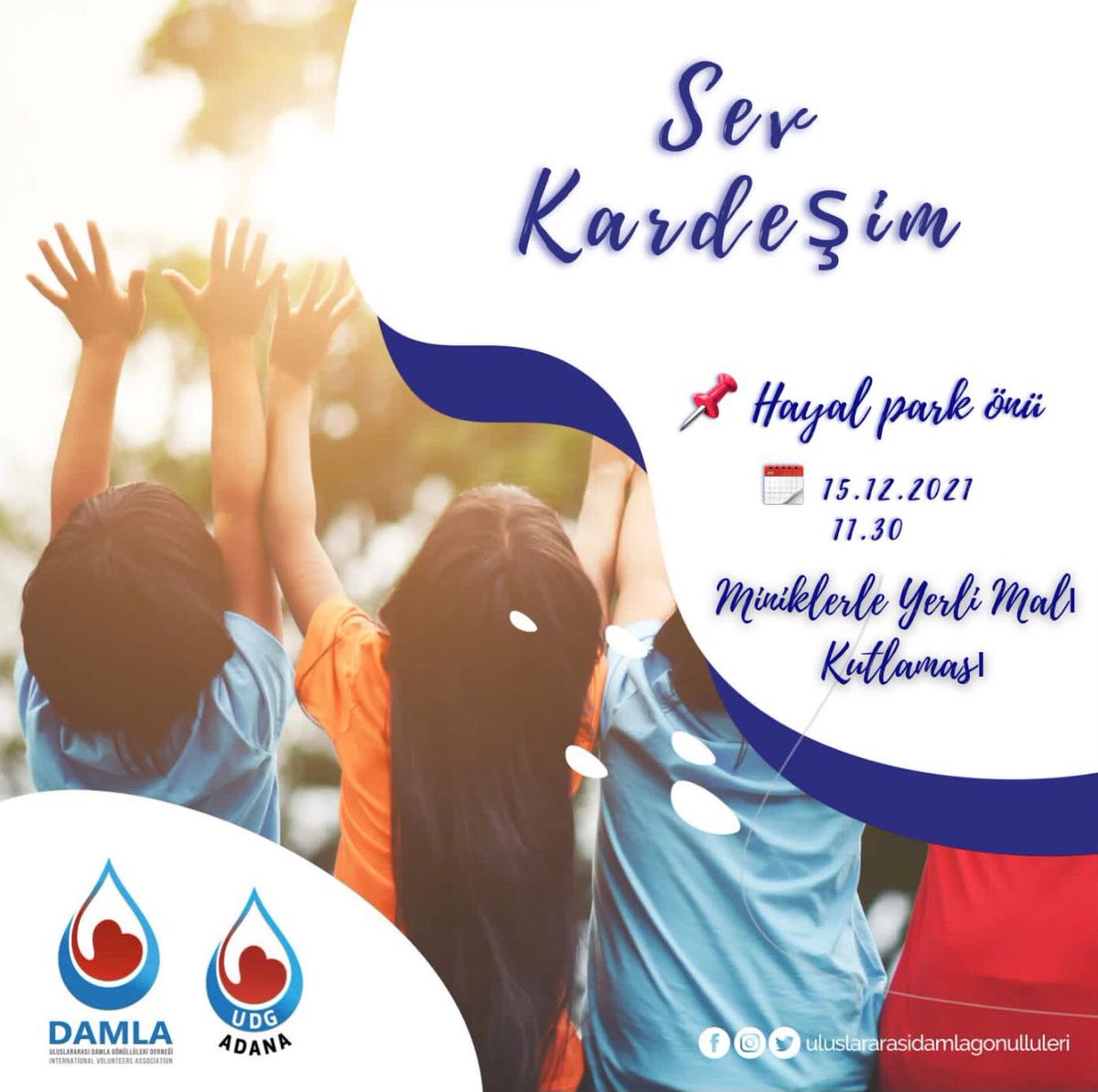 damlaadana's tweet photo. Miniklerle buluşuyoruz. 🥳
#umutlubaşlangıçlar
#UDGD
#DamlaProjesi
#AralıksızGönüllülükgon https://t.co/otYeSqP8E1
