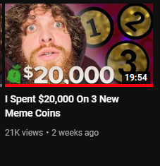 KryWolfen's tweet photo. 4/ In these videos below,  195k worth of crypto within 2 months. He even said he’s done so without having sold any of his initial $Doge.  So it doesn’t make sense how he was once buying on margin to being able to afford this much crypto without margin. https://t.co/MSyaWUxS1P