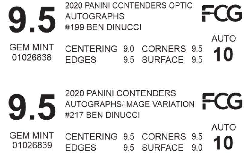 ETXcardcollecte's tweet image. There’s not a better feeling knowing that you had a good sub. Thank you @FCGgrading for this submission! Can’t wait to have these back in hand to show off!