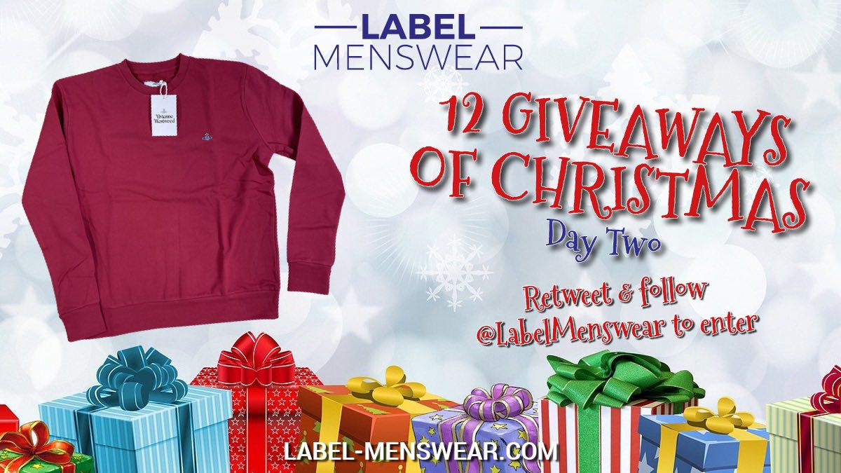 🎅🏼 12 giveaways of Christmas | Day two
🎁 Vivienne Westwood orb sweatshirt

To enter:

🔄 Retweet this tweet
🤝 Follow us @LabelMenswear

Winner announced at 9pm. Good luck!