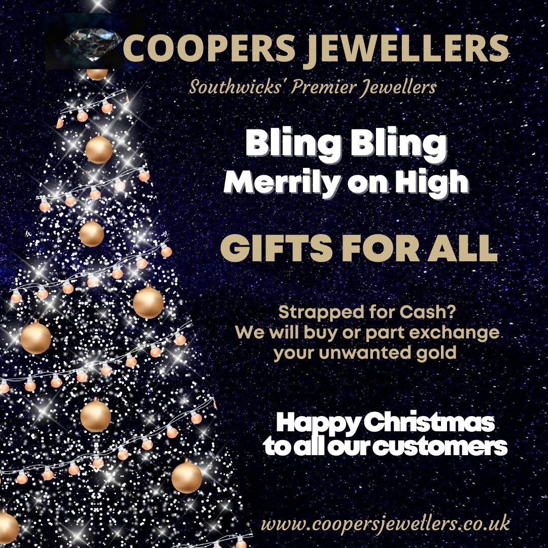 JewellerCoopers's tweet photo. 🎄Not long now before Santa arrives….. have you got all your presents?🎅🏼
We can help provide gift ideas and help you with cash by buying your stash ⭐️
Pop in for more info….
#cashforstash #onlinejewellerystore #giftideas2021
#onlinejewellery #watches #designerwatch https://t.co/ZaH5dvTkPU
