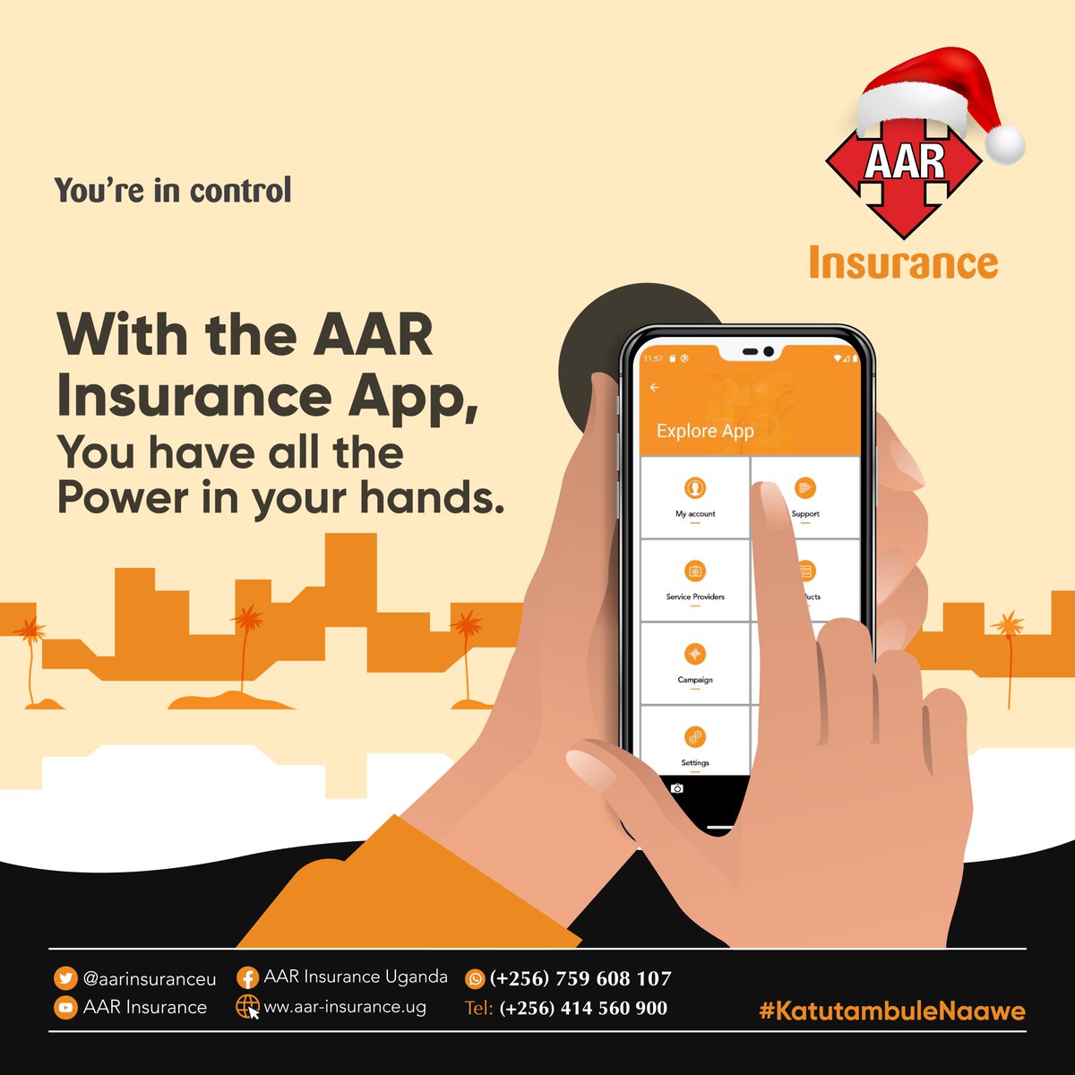 Empowering people to take control of the things that matter the most. Download the app today. #AARInsurance #KatutambuleNawe