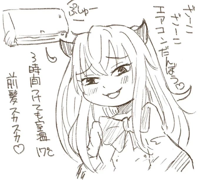 エアコンが効かぬのだが。 
