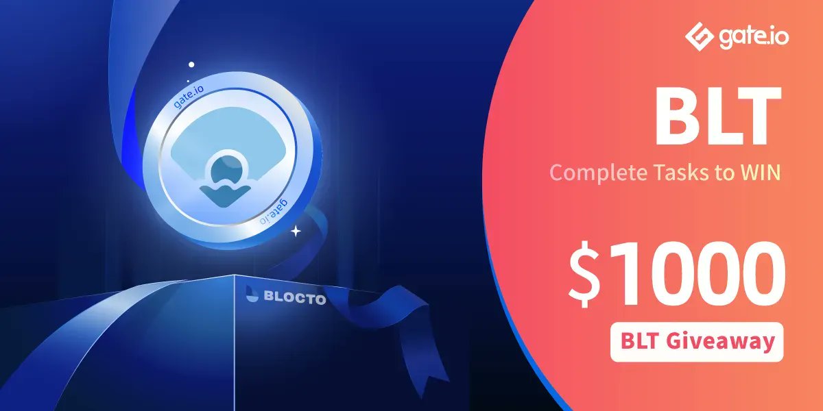 Gate.io (@gate_io) on Twitter photo Gate.io $BLT #Giveaway
Tasks✔️
1️⃣Follow @gate_io & <a href="/BloctoApp/">BloctoApp (🐚,🐚)</a>
2️⃣Like & Retweet with a friend
3️⃣20 lucky participants will each receive $50 in $BLT
🔵Participate: gate.io/poll/votelist/…
#BLT #Gateio Gate.io $BLT #Giveaway
Tasks✔️
1️⃣Follow @gate_io & <a href="/BloctoApp/">BloctoApp (🐚,🐚)</a>
2️⃣Like & Retweet with a friend
3️⃣20 lucky participants will each receive $50 in $BLT
🔵Participate: gate.io/poll/votelist/…
#BLT #Gateio