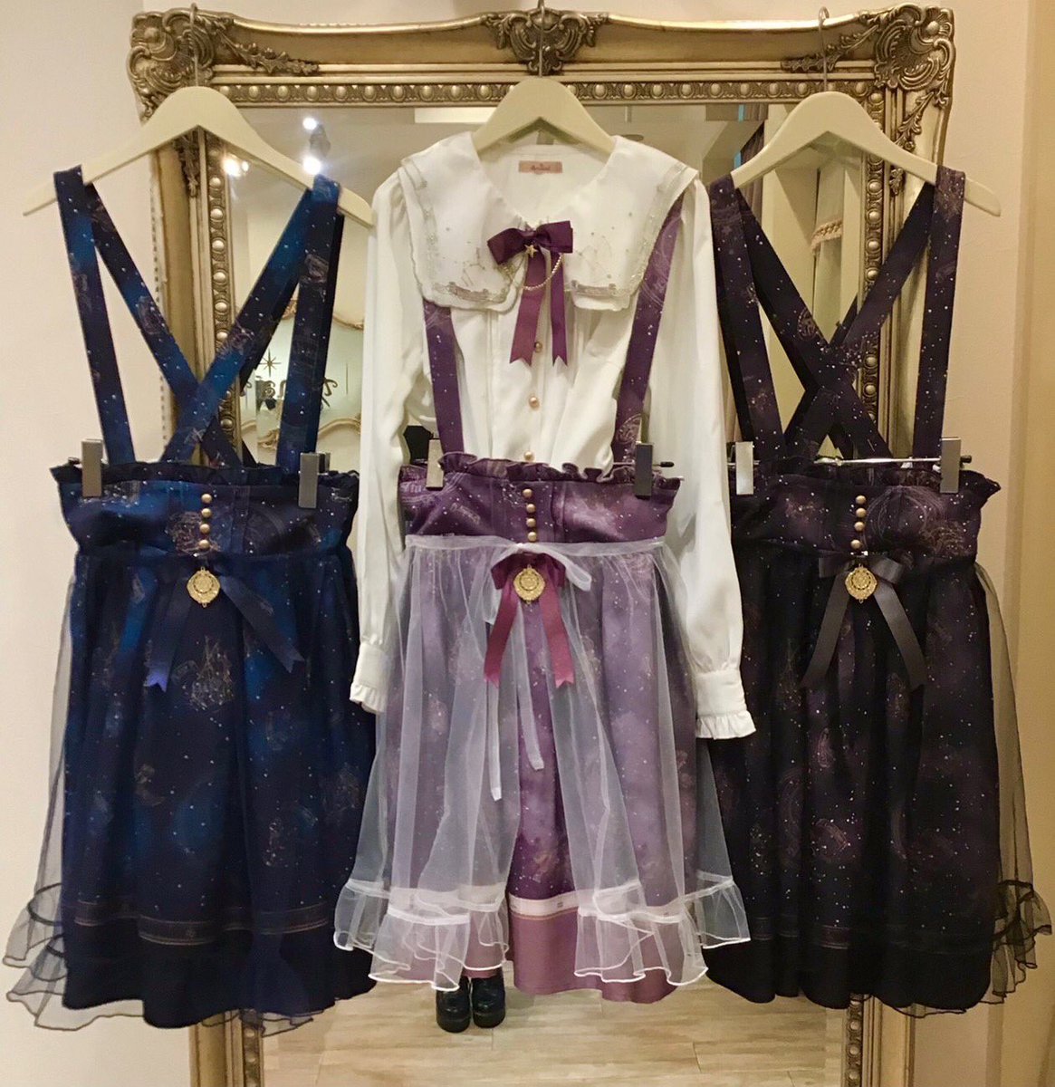 Winter Triangle Asterismワンピース ネイビー アマベル ◇Winter Triangle Asterismシリーズ◇ | Amavel BLOG