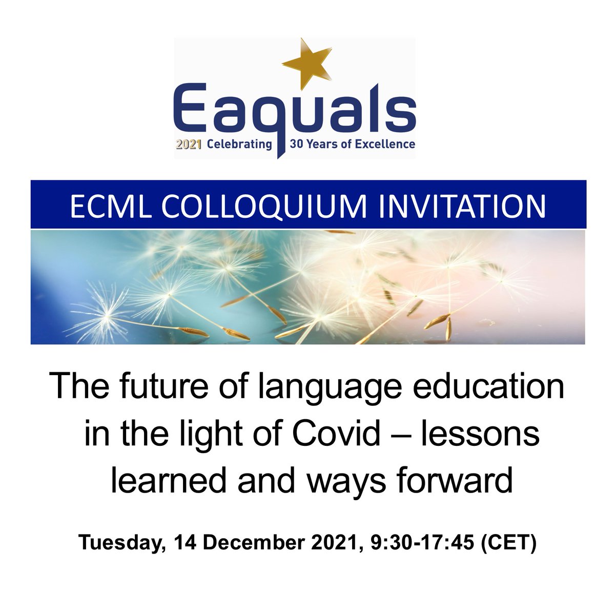 Eaquals's tweet photo. You're still in time - join via the livestream today: https://t.co/VzF540Fcgz 

#eaquals  #eaqualsmembers #eaqualsnetwork https://t.co/ZkRVqr66nd