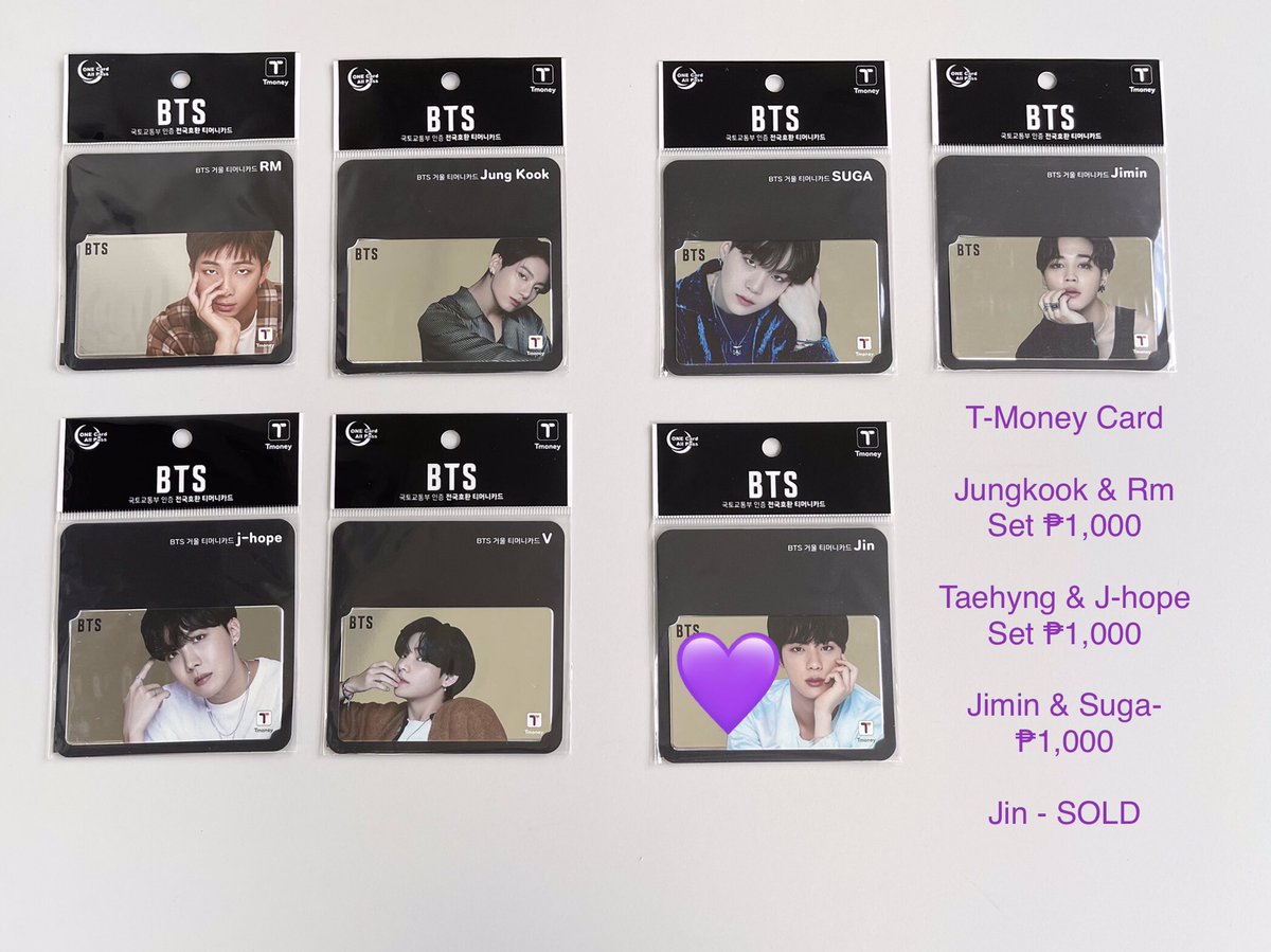 ATreatyourself's tweet photo. 🔎BTS T-Money Card 

Namkook
Yoonmin 
Vhope
WTS • LFB • PH 
 
✅ ON HAND
✅ PAYO 

💰+ LSF

💸 MOP: BDO, BPI, GCash
📦 MOD: SDD, LBC, GGX

Comment “mine” or DM us to order ☺️

🏷BTS merch ph kpop Namjoon Jin Yoongi Jhope Jimin Taehyung Jungkook  

#ATYonhand #BTS https://t.co/8eK5zx3re7