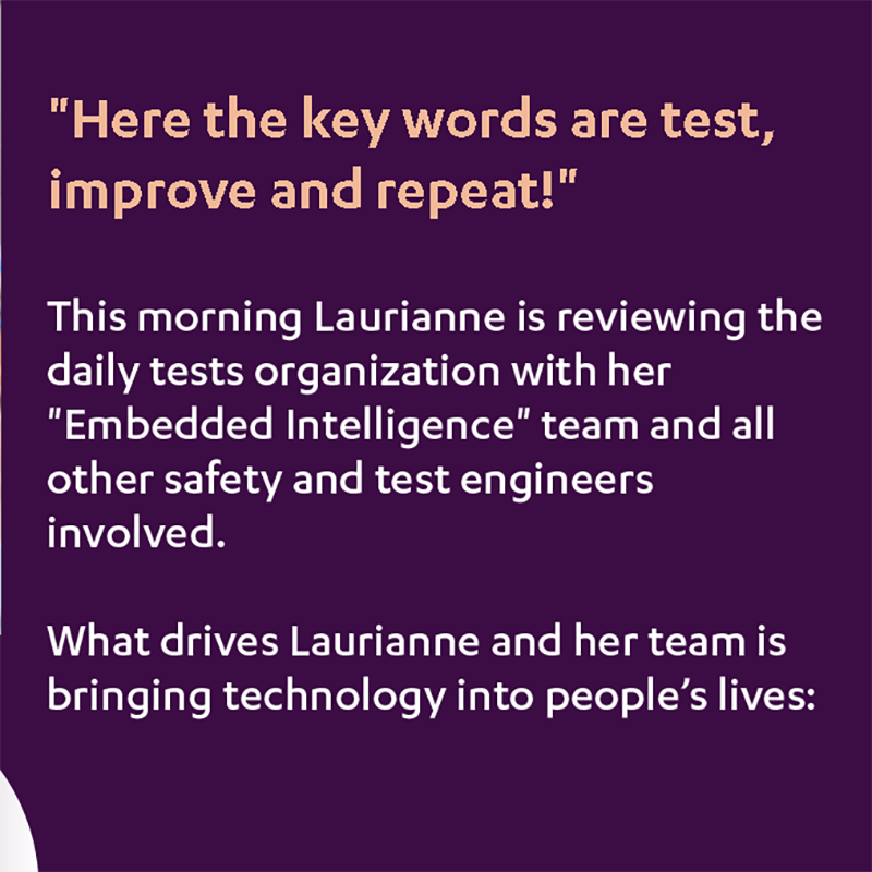 Transdev's tweet photo. [#BehindTheScenes] The future of #AutonomousMobility isn't built by itself: discover these women and men who are shaping it at Transdev Autonomous Transport Systems #ATS

Meet Laurianne, Head of Embedded Systems @Transdev Autonomous Transport Systems 🔽

#MobilityChangeMakers