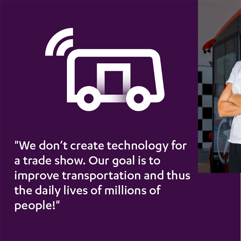 Transdev's tweet photo. [#BehindTheScenes] The future of #AutonomousMobility isn't built by itself: discover these women and men who are shaping it at Transdev Autonomous Transport Systems #ATS

Meet Laurianne, Head of Embedded Systems @Transdev Autonomous Transport Systems 🔽

#MobilityChangeMakers