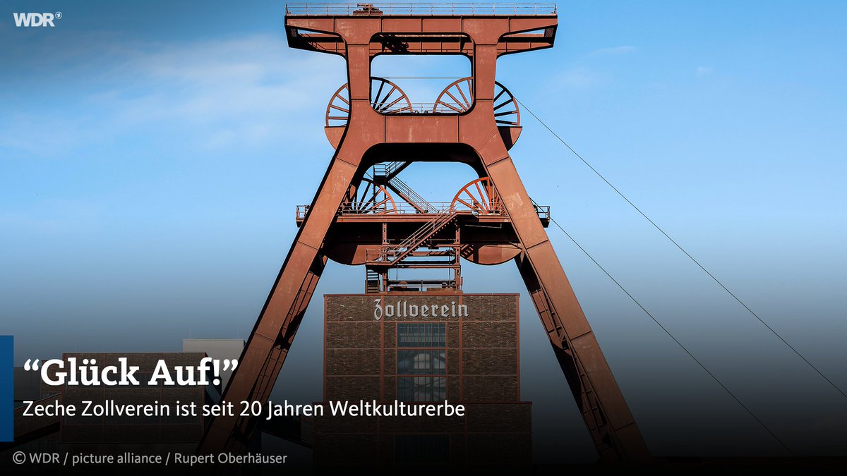 Am 14. Dezember 2001 hat die <a href="/unesco_de/">UNESCO DE</a> die Zeche <a href="/ZOLLVEREIN/">Zollverein</a> in Essen zum #Weltkulturerbe ernannt. Früher war die Zeche eines der größten Steinkohlebergwerke der Welt - heute ist dort ein Museum und Platz für Kultur. www1.wdr.de/nachrichten/ru…