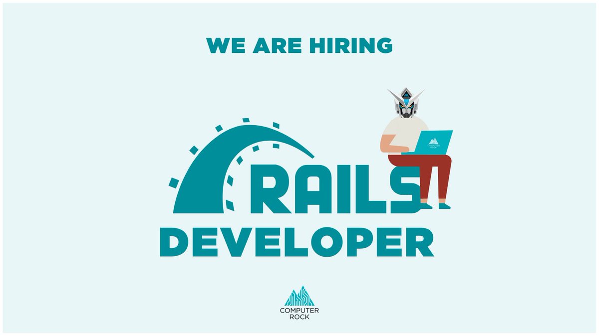 computerrock's tweet image. We are looking for an experienced Ruby on Rails Developer who would like to become a part of our growing team. 🔴💎👨💻
Let's talk! 📳
Link: bit.ly/CR-Ruby-On-Rai…
#lifeatcomputerrock #rubyonrails #rubyonrailsjob
