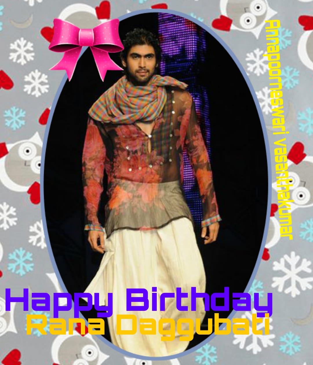 Happy birthday
Rana daggubati   