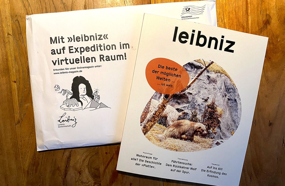 Raum für Lektüre.
Unser neues #LeibnizMagazin zum Schwerpunktthema Räume ist erschienen. Gedruckt (leibniz-gemeinschaft.de/ueber-uns/neue…) &amp; online (leibniz-magazin.de/schwerpunkte/r…).
#Wisskomm #Wissenschaft #Forschung