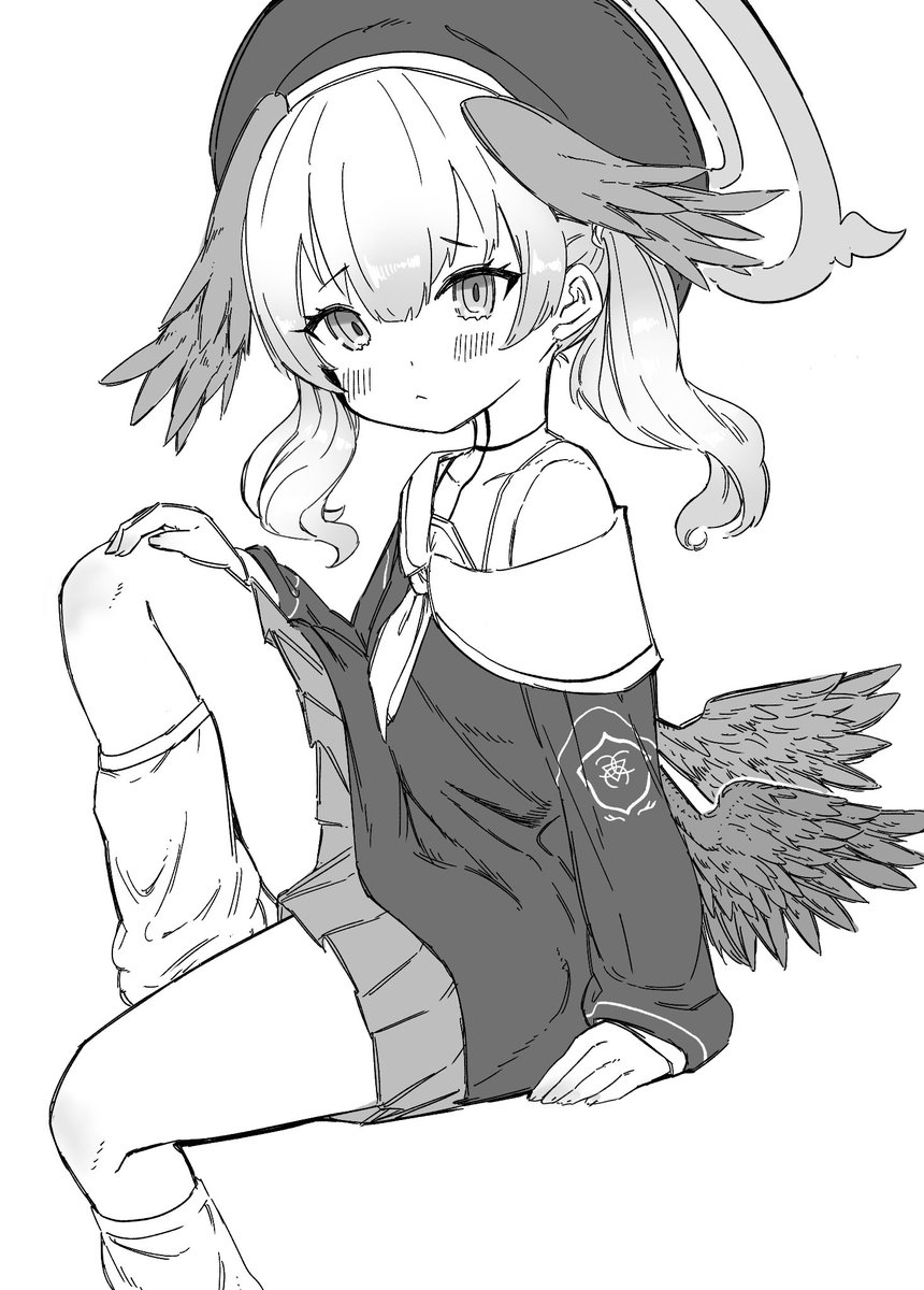 モノクロ練習コハル
そのうち漫画っぽいの描けるようになりたいけど全然わから〜ん! 