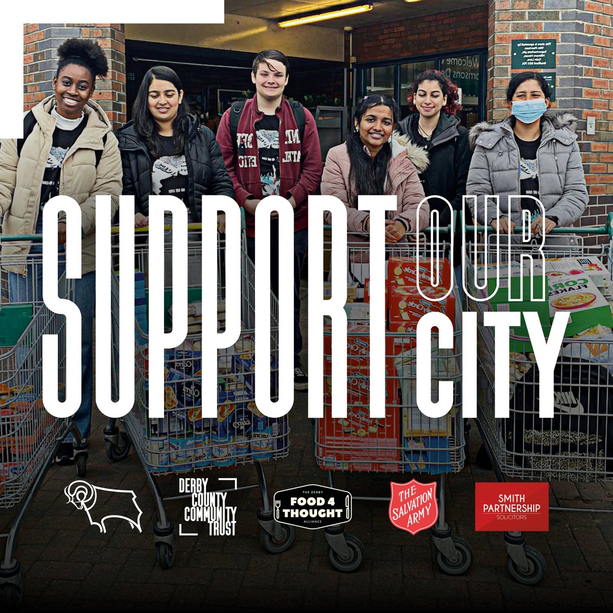 DCCTOfficial's tweet photo. It's the season of good will, and thanks to your overwhelming generosity, we're extending the #SupportOurCity campaign 🖤
You can now drop off food bank donations this Thursday, 11am-2pm at Pride Park Reception 📍
Key info
➡️ https://t.co/r2RbqNoQmz
➡️ https://t.co/Ln1346KQtR https://t.co/7e955uL00W