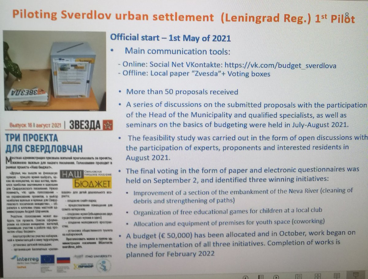 Some times it seems that there is no #participatorybudgeting without online platforms but paper&amp;pencil partocipation is also needed! #EmPaci ITMO university <a href="/spbifmo_en/">ITMO University OLD PAGE</a> <a href="/InterregBSR/">Interreg Baltic Sea Region</a>