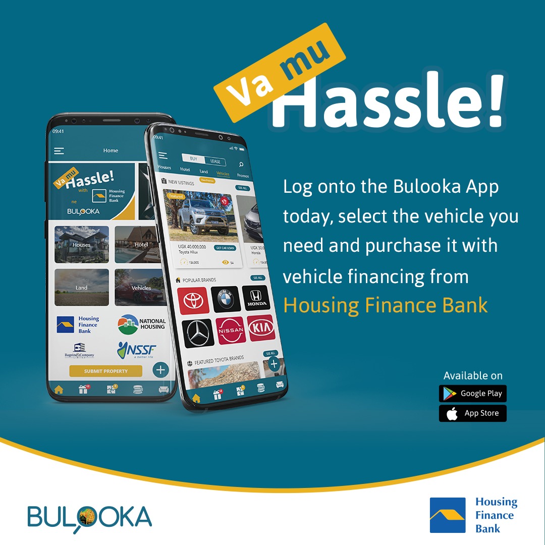 phillipkato3's tweet photo. Purchase it with ease, download yourself the @BulookaApp today and get that vehicle you've always wanted. @housingfinanceU gives you a 5% discount on any vehicle purchase you make using the Bulooka app.
#BulookaApp #VaMuHassleNeBulookaApp https://t.co/YlIhpvoDoS