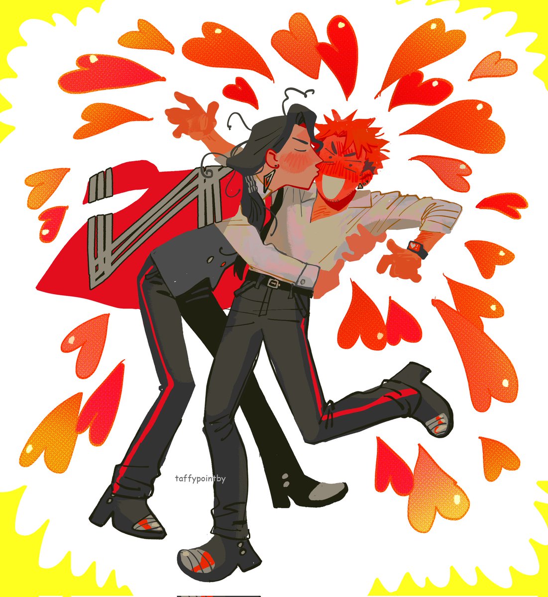 i just think they should comfort each other and whisper silly things in each others ears :(