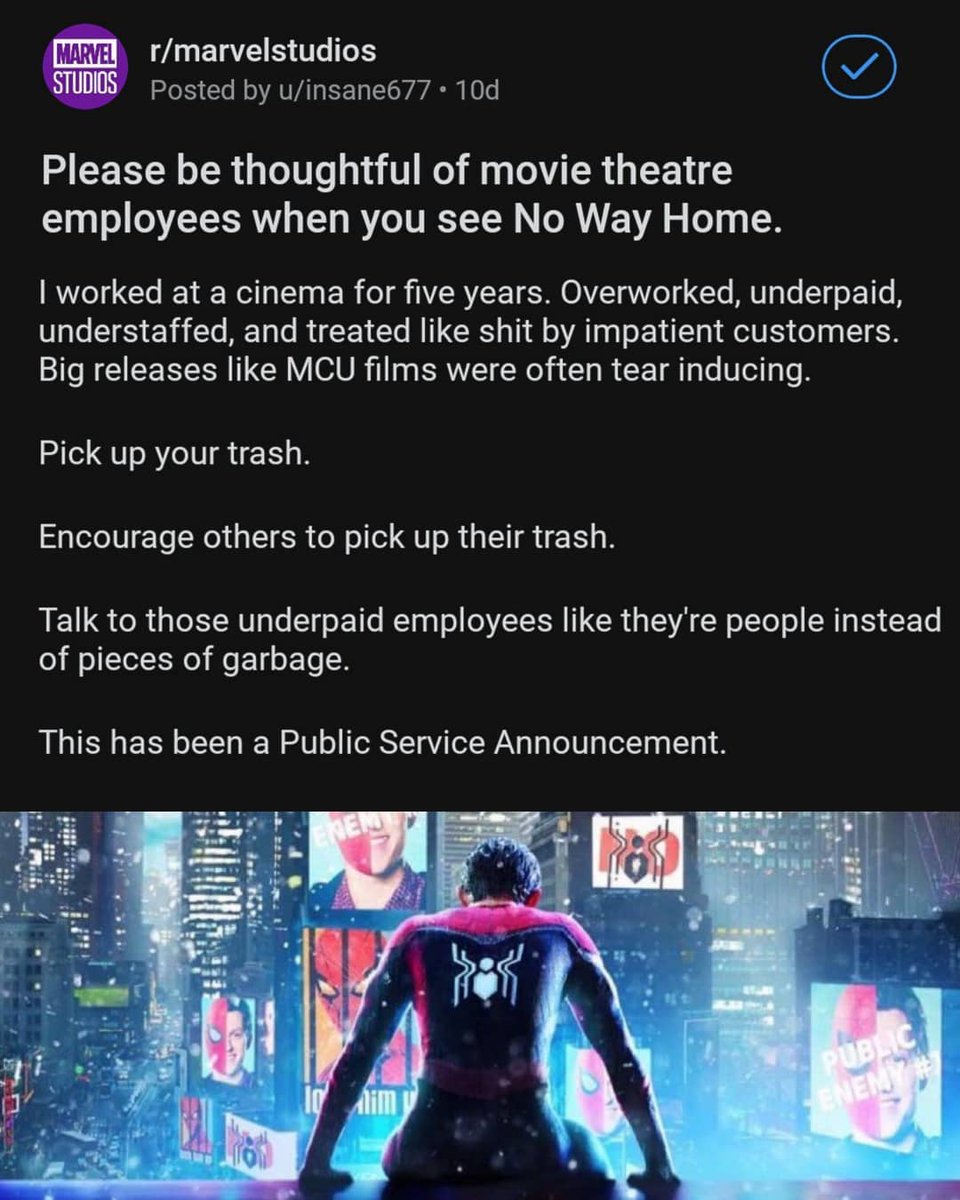 FandomWire's tweet image. Reminder for when you see #SpiderManNoWayHome...