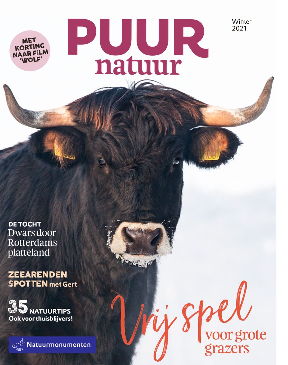 Deze week valt ons ledenblad @PuurNatuur weer op de mat bij onze leden. Dit keer met een prachtige wandeling met boswachter Natascha over het Rotterdams platteland! Voor maar 3 euro per maand ben je ook lid --> natuurmonumenten.nl/leden/rn