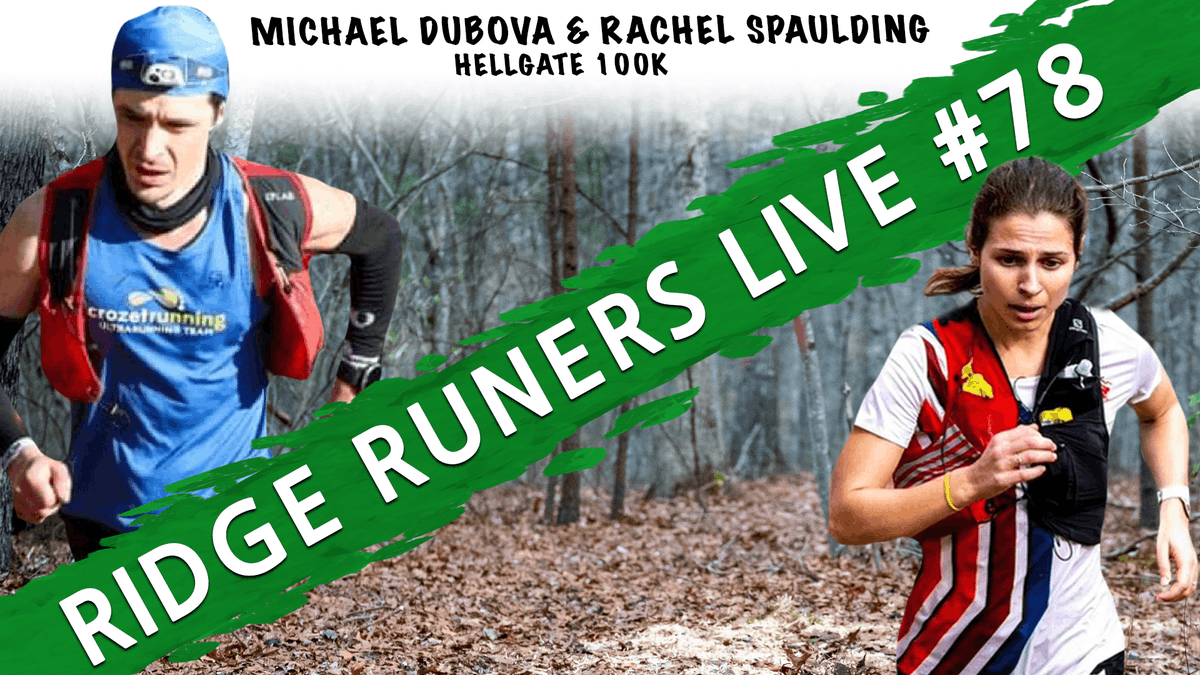 RidgeRUNers's tweet photo. Not one, but TWO COURSE RECORDS! 😱
Join us Wednesday at 8:00 pm eastern with the 2021 champions of the Hellgate 100k and new course record holders, Michael Dubova & Rachel Spaulding! This is going to be a BLAST!
▶️ https://t.co/tR76Yh08aT
#Hellgate100k https://t.co/AaMnc59Q3w