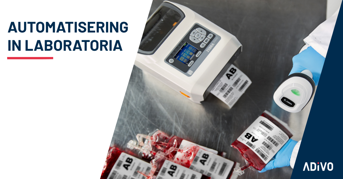 Door gebruik van PDA’s en labelprinters in laboratoria efficiënt en nauwkeurig omspringen met bloedmonsters en stalen. Voor alle oplossingen/tips zie: sbee.link/mgjx39qn64