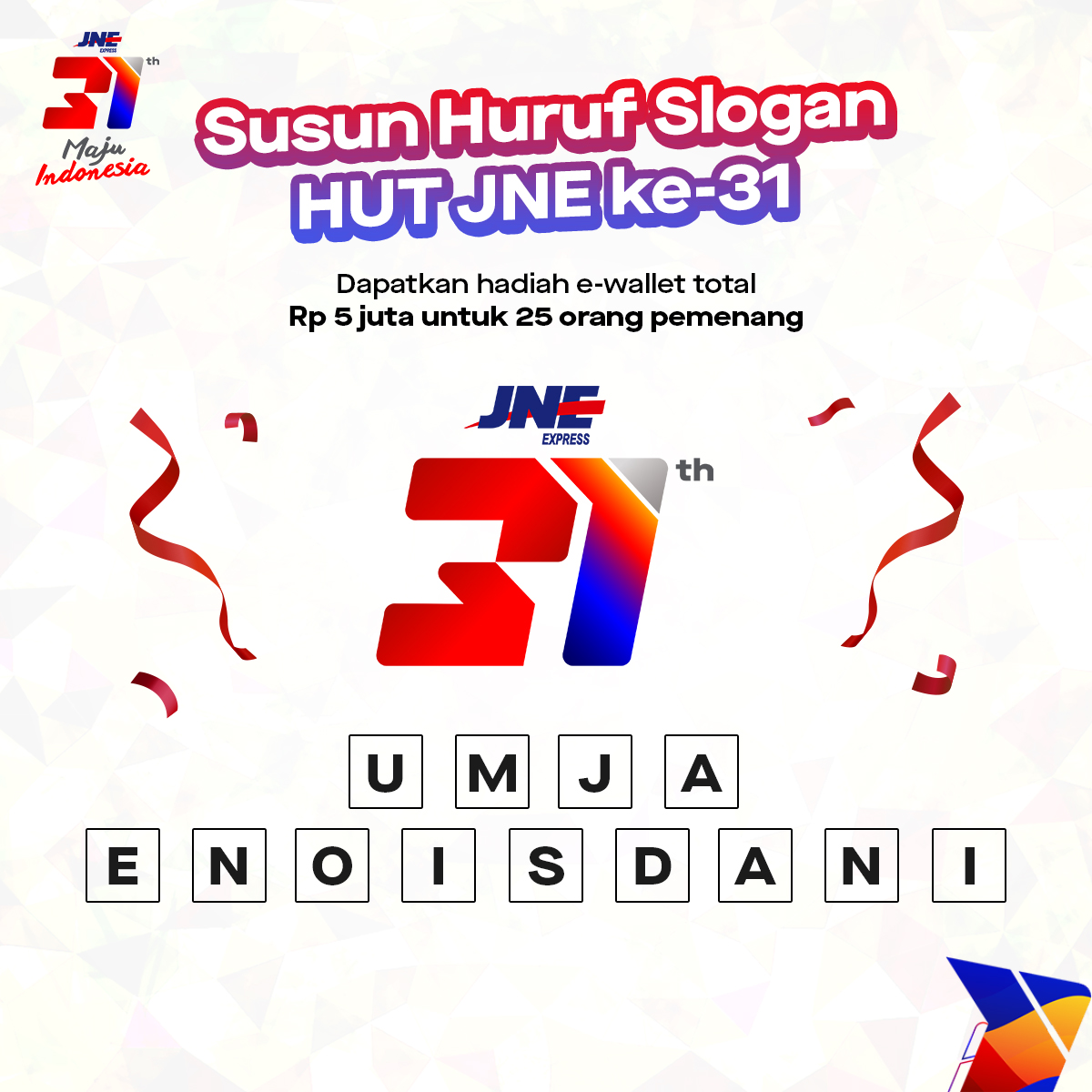 JNE Express tweet media