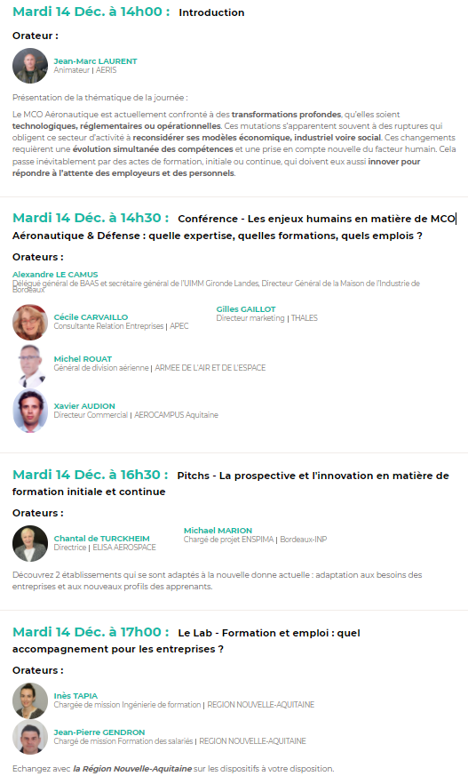 aeris_news's tweet photo. J'animerai ce jour mon 3ème #ADSClub @aerocampus_a dédié aux enjeux RH du #MCOAéro :
=>évolution du contexte MCO (nouvelle économie, mutations techno, transformation du corps social, etc.) ;
=>cartographie des formations que l'écosystème du MCO requiert.
https://t.co/rOJbDc0UYM https://t.co/VvzaNesjuU