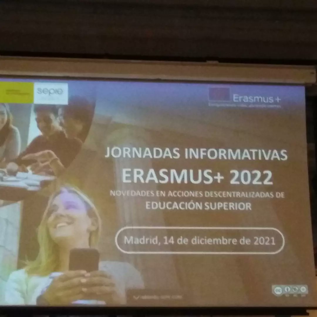 Continuamos las Jornadas Informativas #ErasmusPlus #Sepie