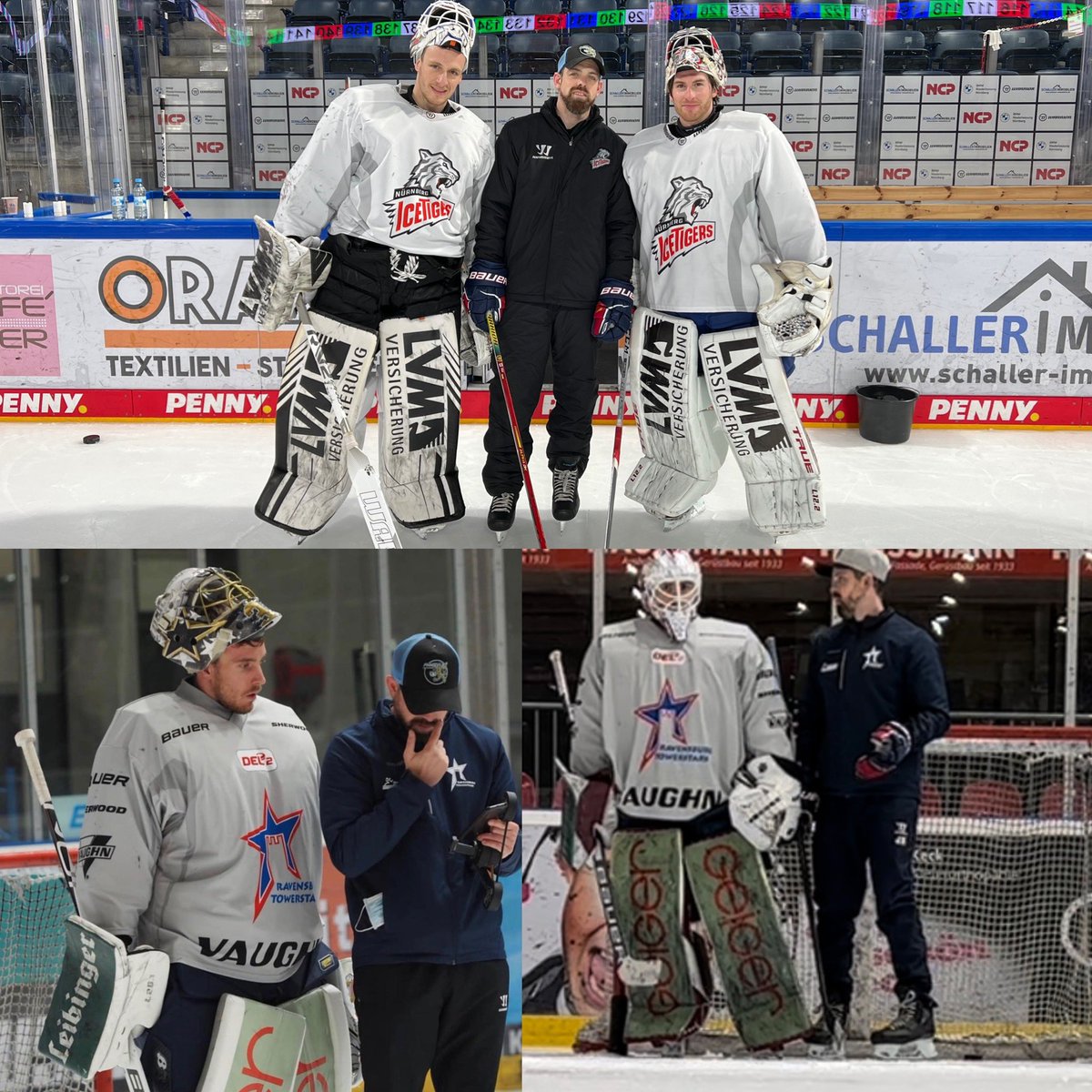 It was an awesome three week training stint with the <a href="/towerstars_rv/">RavensburgTowerstars</a> &amp; <a href="/Ice_Tigers/">Nürnberg Ice Tigers</a> all 4 goaltenders put the work in everyday &amp; make it extremely enjoyable to help out &amp; train!