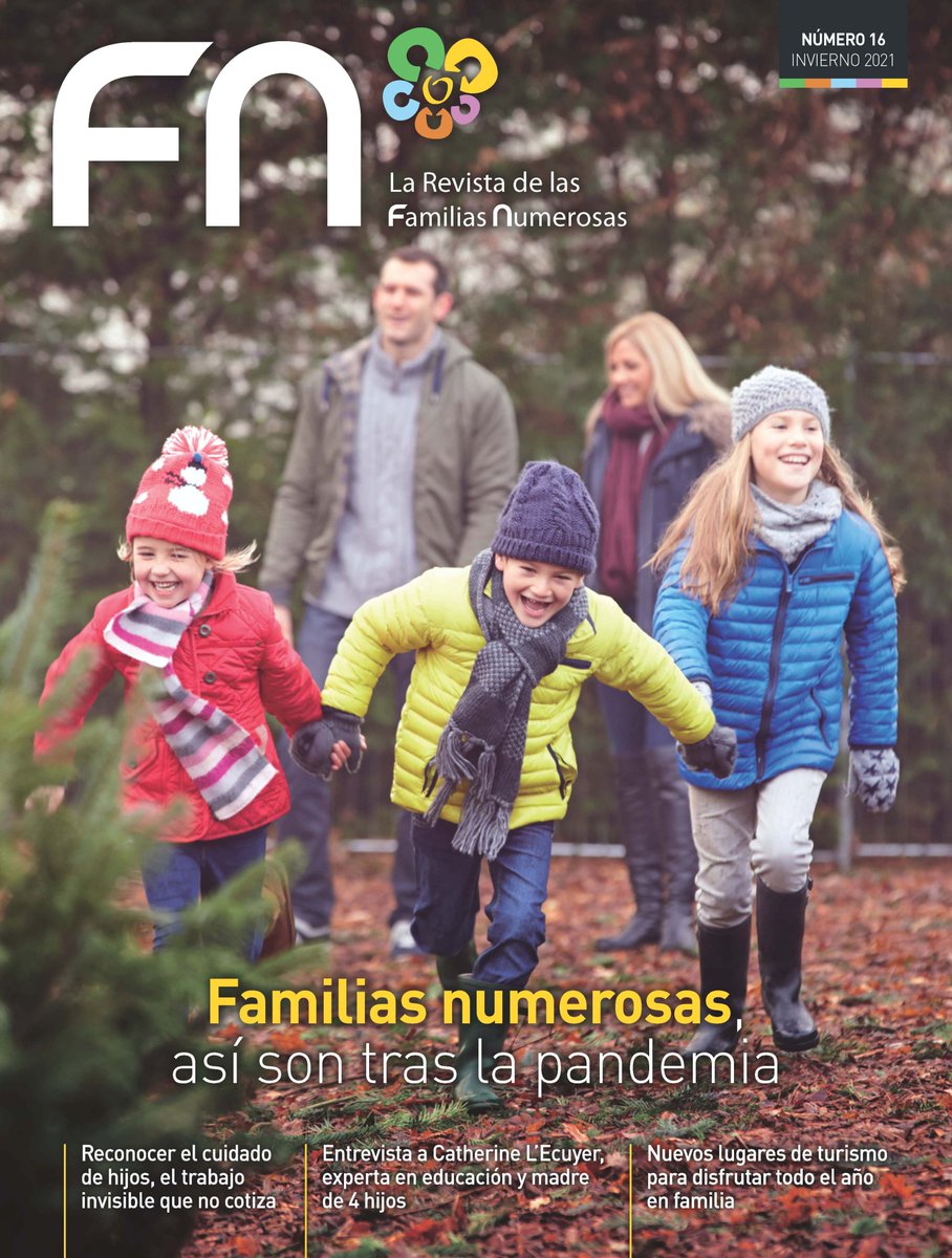 FamNumerosas's tweet photo. ¡Mira qué bonita ha quedado la portada del nuevo nº de nuestra #RevistaFN! Muy pronto podrás verla y disfrutar de sus contenidos, todos enfocados a #familiasnumerosas. Recuerda que si eres socio, te llegará a casa en unos días. ¡Esperamos que os guste! https://t.co/qnvFRtzrkw https://t.co/AKwGZrkuA9