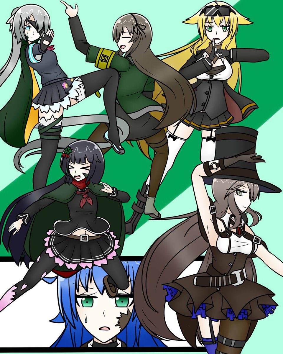 初めて描いたNG小隊から遡ってみると、まぁ腕はどんどん上がりましたね…( 
