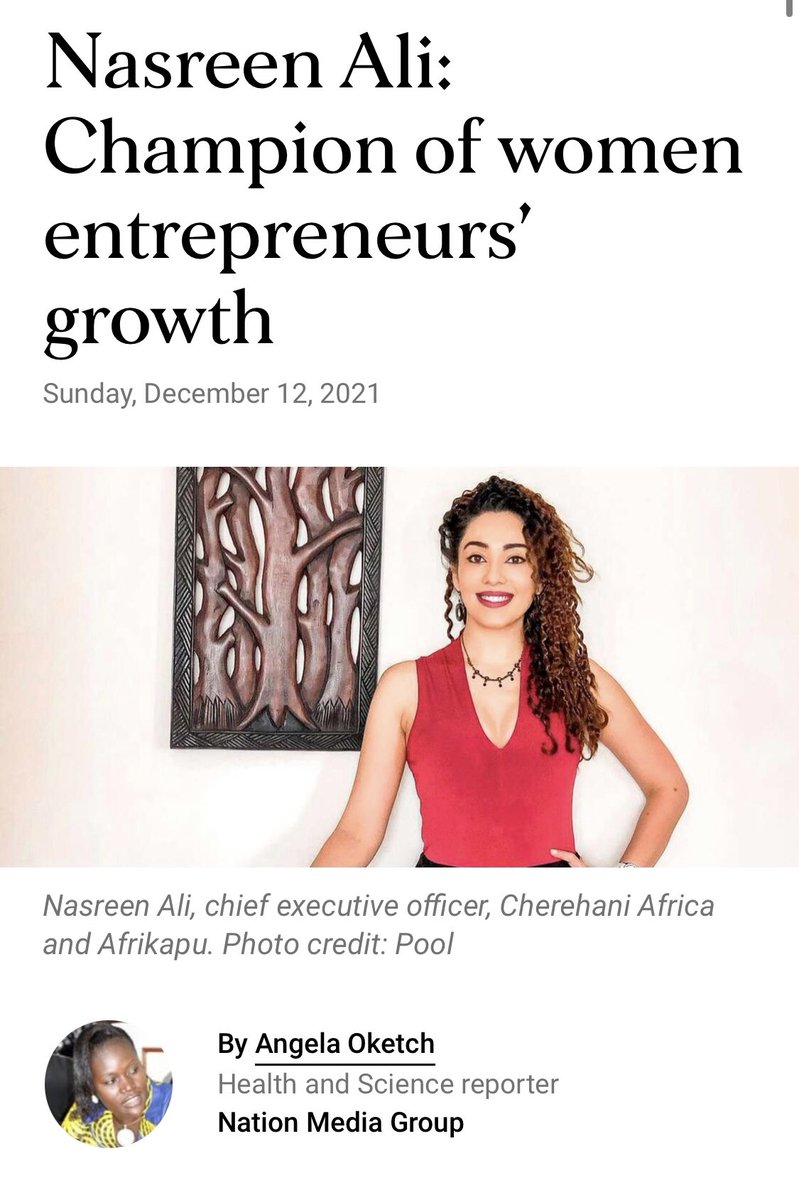 What better day for <a href="/NationAfrica/">Daily Nation</a> to recognize our efforts <a href="/CherehaniAfrica/">Cherehani Africa</a> <a href="/afrikapu/">@afrikapu</a> towards the financial independence of marginalized communities, than on Kenya’s Independence Day! 
.
.
.
#Independence #FinancialIndependence #WomenEmpowerment #YouthEmpowerment #IndependenceDay