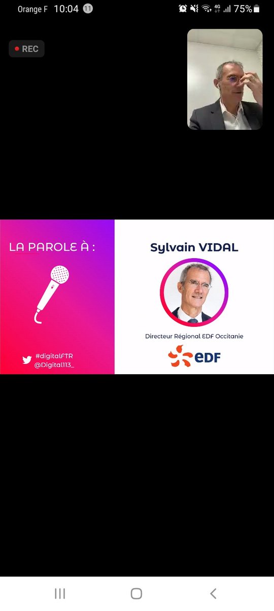 Ce matin #digitalFTR by <a href="/Digital113_/">Digital 113</a> saison Énergie pour tout comprendre des enjeux de la transition énergétique et numérique. <a href="/EDF_Occitanie/">EDF Occitanie</a> présent pour co-construire ce dispositif car "le numérique est indispensable à la réussite de la transition énergétique" @sylvain_vidal