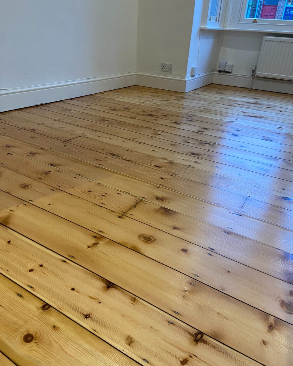 Artofclean's tweet photo. Simple pine floor boards can look amazing with a little TLC. This floor was sand and lacquered using Pallmann UK products.💛 | #floorsanding #floorrestoration #pallmann #Cambridge #Cambridgeshire https://t.co/ccFhFIjteX