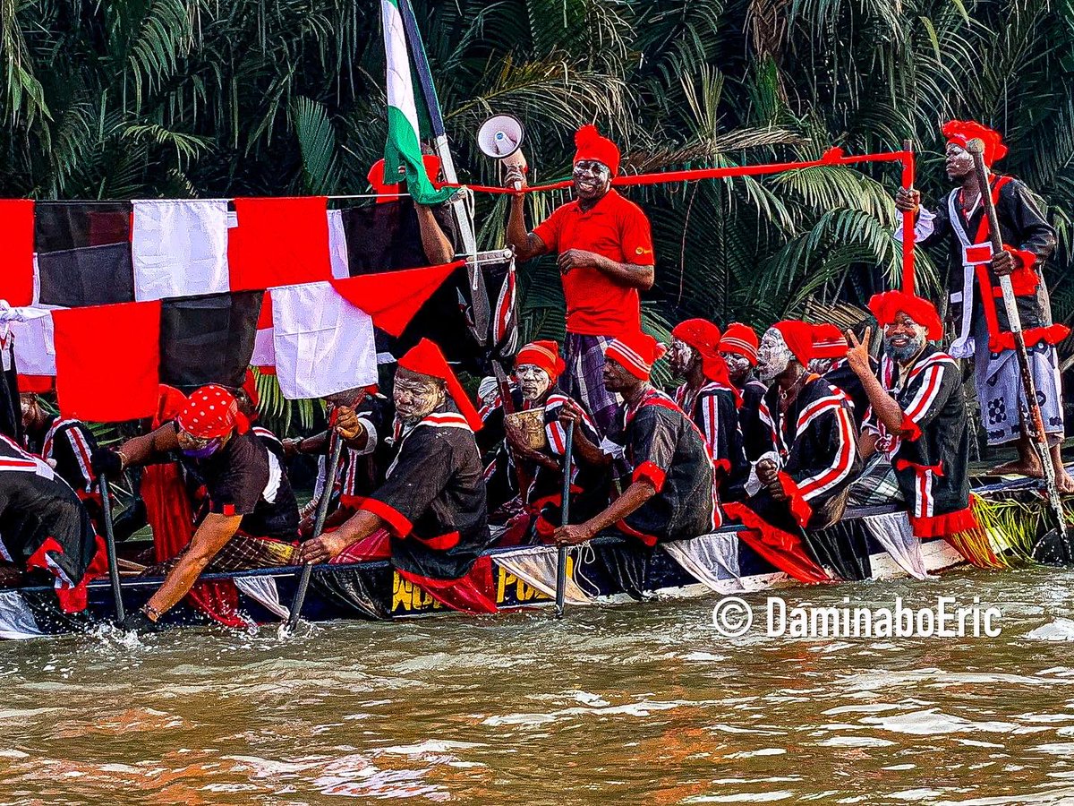PatrioticGee's tweet photo. Ofo-Nu-Ogu displaying on the 31st of December 2020.
The Opobo Nwaotam Boat Regatta is an annual event usually done on the 31st Of Dec every year.
Photo Credit: @DaminaboEric
@connectopobo
#ijawTwitterCommunity
#opobo #connectopobo #regatta #jaja #explore #exploreopobo https://t.co/tCpF8k8Dda