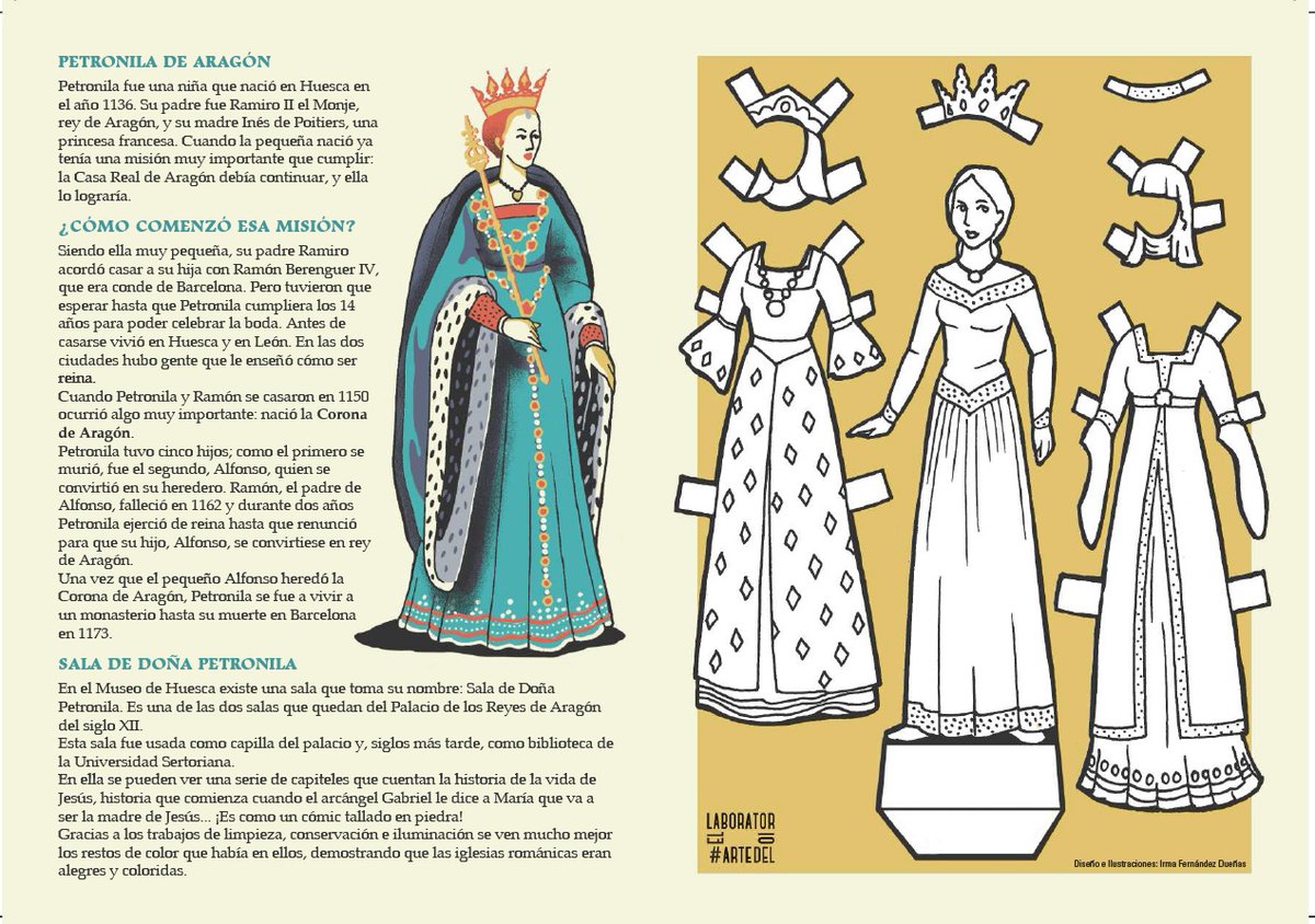 CulturaAragon's tweet photo. 👑La reina Petronila protagoniza el nuevo programa de actividades culturales del #MuseoHuesca, que pondrá en valor la figura de este personaje histórico mediante visitas teatralizadas, talleres y materiales didácticos.

ℹ️ Fechas, horarios, entradas 👉https://t.co/mrYjT0Uuga https://t.co/B1PcQTjAHg
