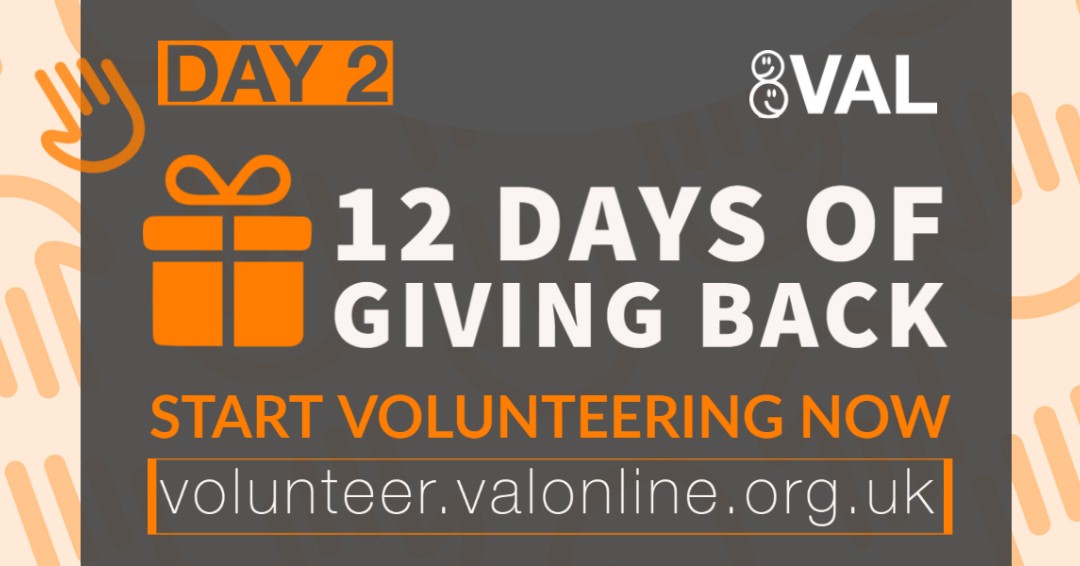 valonline's tweet photo. #12DaysofGivingBack
Want to start giving back to your local community?
▶️Day 2: 1-2-1 Volunteer Walk Leader
Volunteer to help local residents to build physical activity into their lives in a friendly & supportive way.
https://t.co/8p0Pg0f9Va
#volunteer #givingback #leicestershire https://t.co/ZYy8K4LVQO