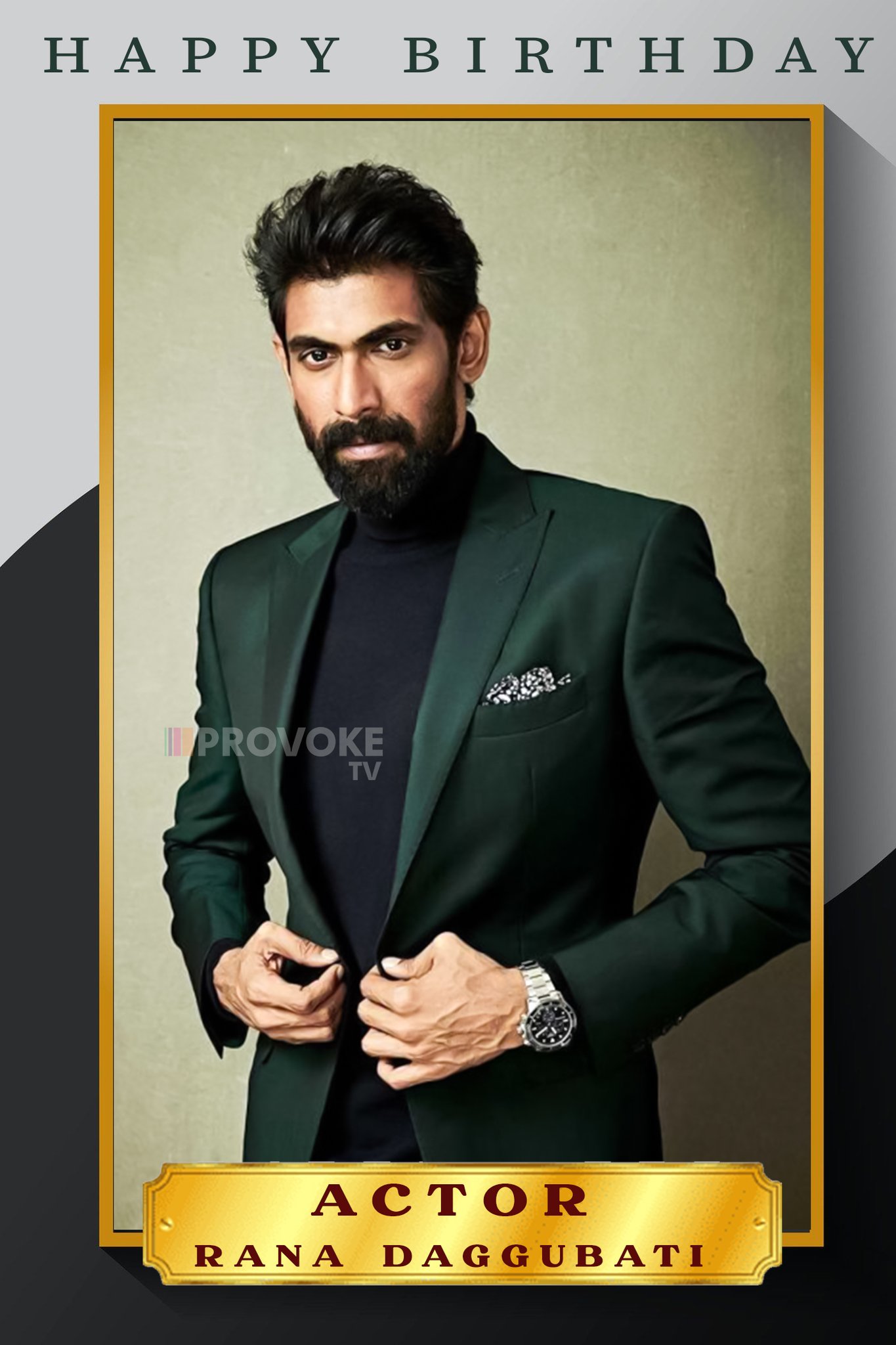 Happy Birthday to Our \"Bhallaladevan\" RANA DAGGUBATI   