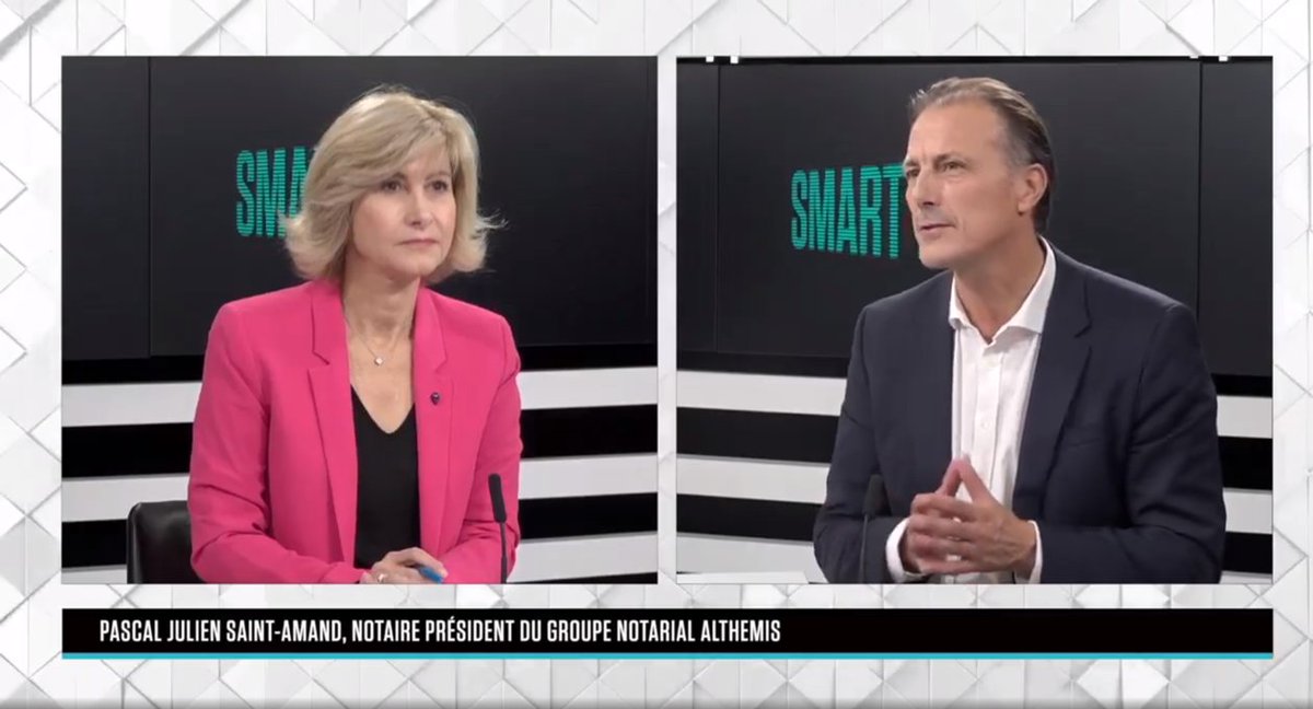 Quelles sont les clés d'une transmission d'#entreprise réussie ? Comment apprécier sa valeur au plus juste ? 
Pascal Julien Saint-Amand, pdt de <a href="/GroupeAlthemis/">Althémis Notaires</a>, fait le point sur la coordination entre #notaire et auditeur <a href="/floduprat/">florence duprat</a> #SmartLex <a href="/B_SMART_TV/">B SMART 4Change</a> bsmart.fr/video/1962,37-…