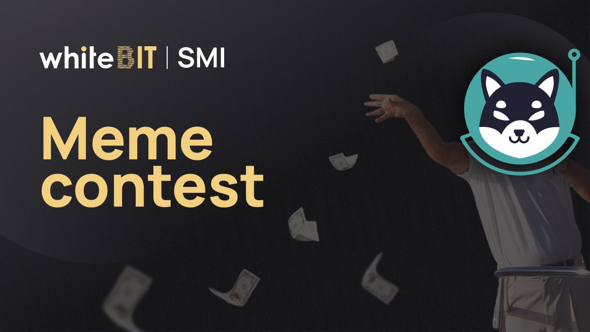 WhiteBit's tweet photo. ☄️ Show your sense of humor &amp; win ☄️

We’re launching a meme contest together with @SafeMoonInu. Think of a joke associated with SMI &amp; WhiteBIT, post it &amp; become one of the 3 winners to share the $600 prize pool (in $SMI).

Here’s what to do ⬇️ https://t.co/u6Q5uLotQ7